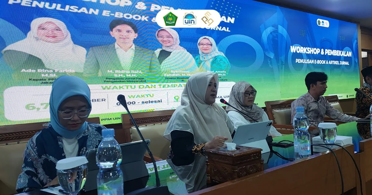 PPM UIN Jakarta Bekali Mahasiswa KKN Menulis E-Book dan Artikel Jurnal